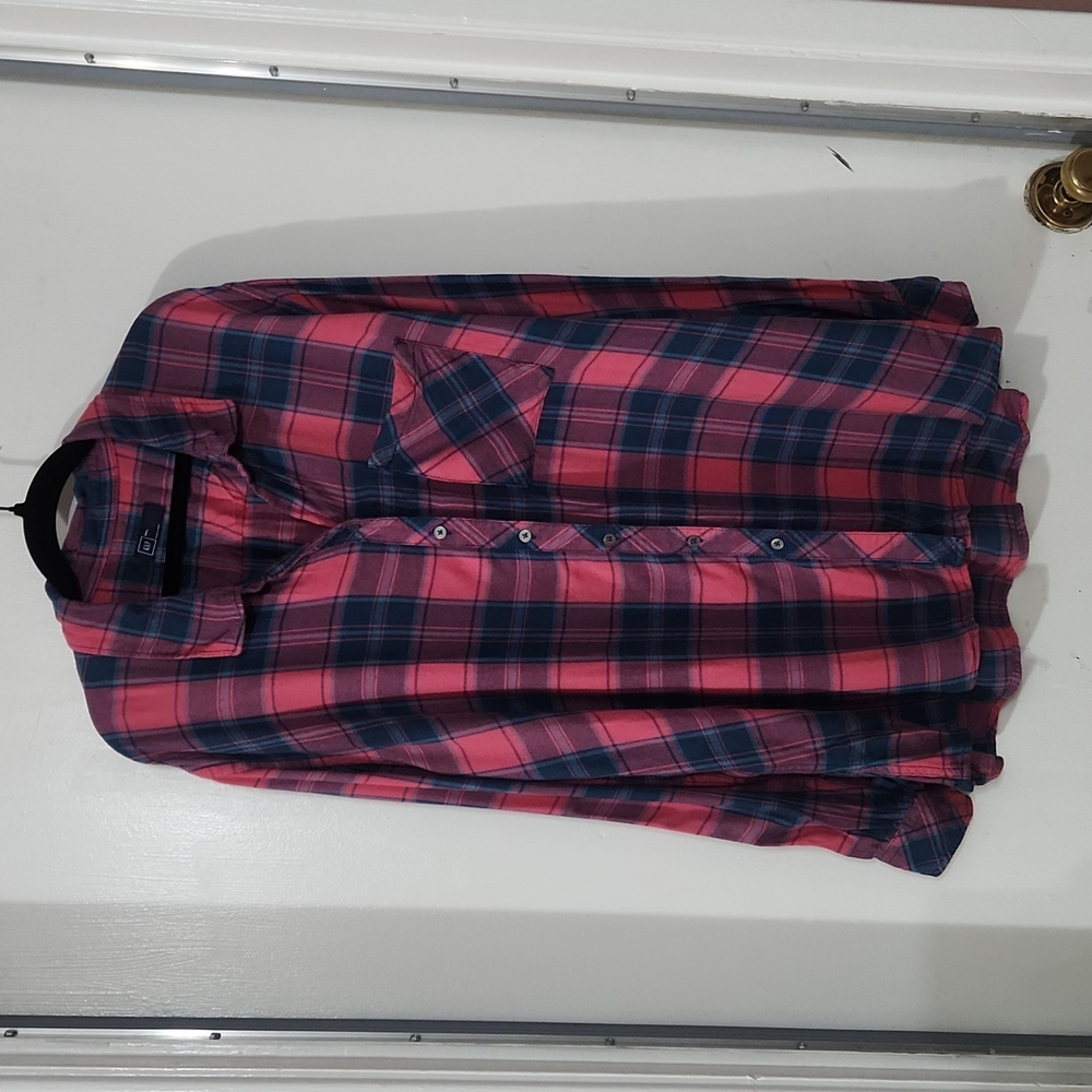 GAP Pink and Jean Blue Button Down
